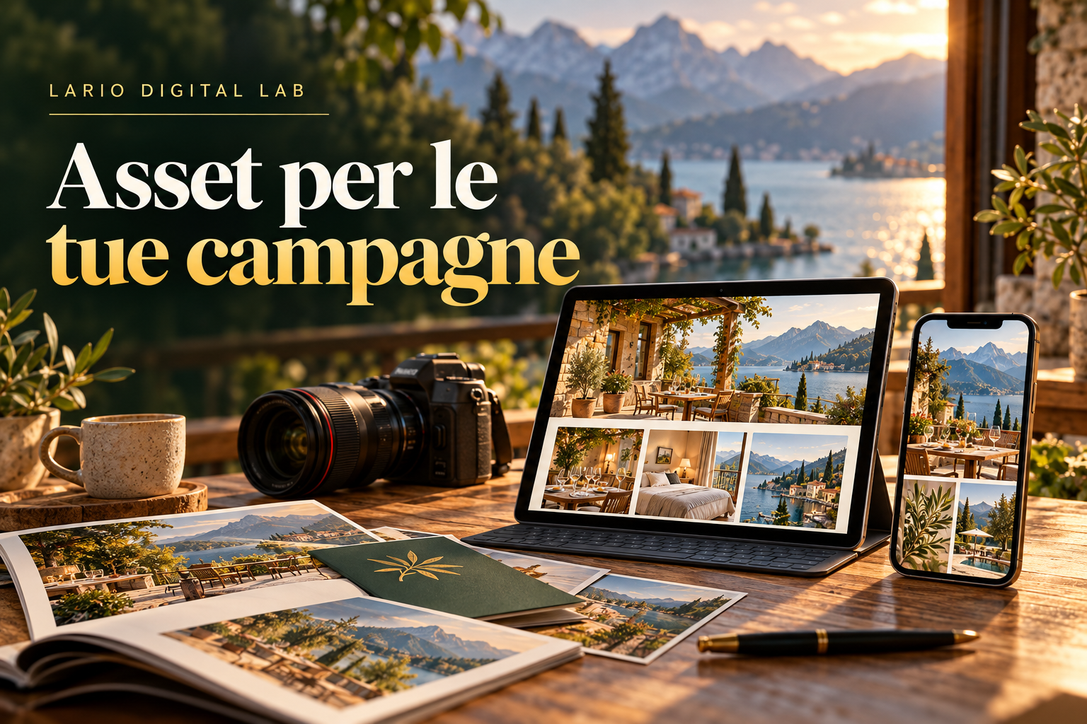 Esempio illustrativo di asset per campagne pubblicitarie