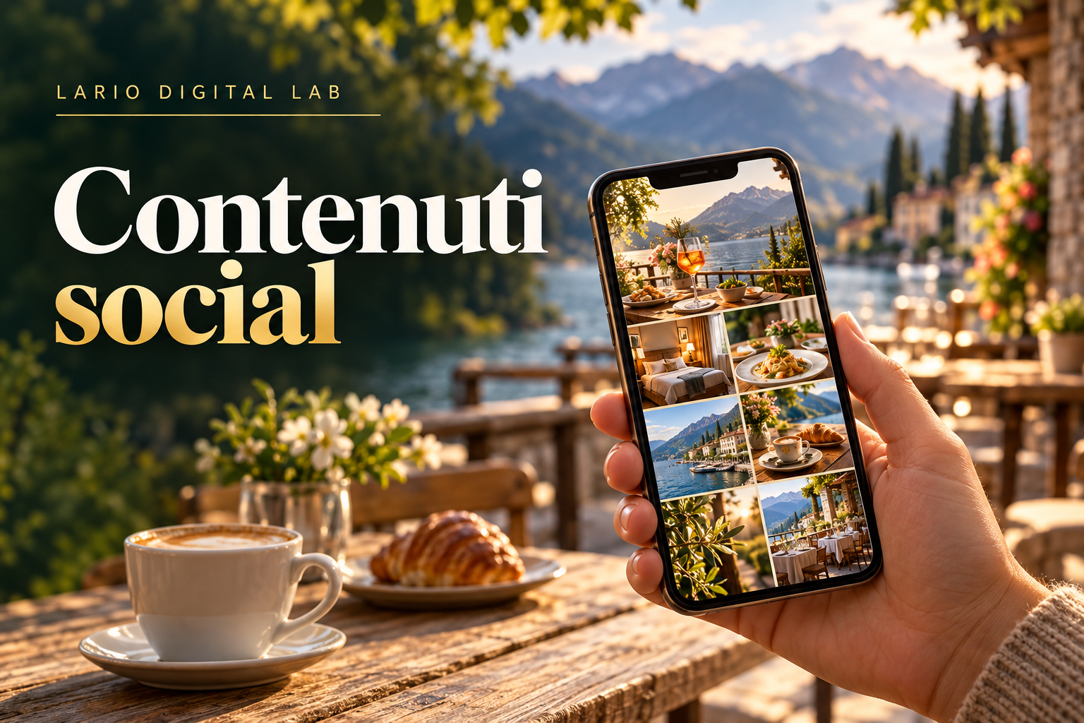 Esempio illustrativo di contenuti social coordinati
